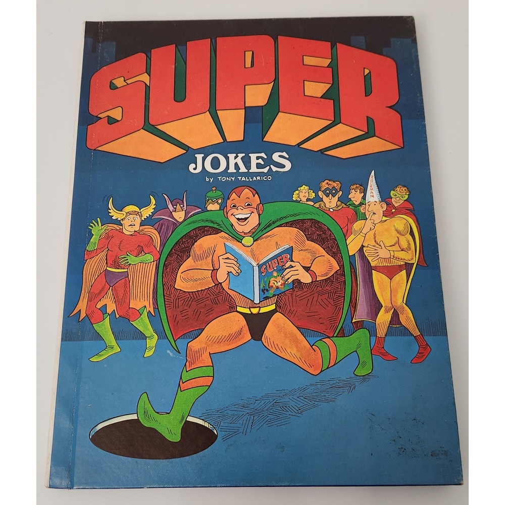 Super Jokes by Tony Tallarico 1980 Comic Book Vintage Kids Humor Collectible